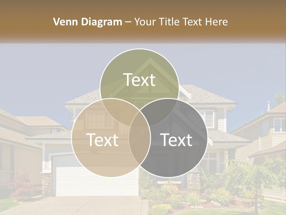 Two-Storey House PowerPoint Template
