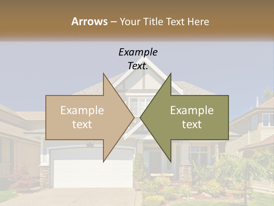 Two-Storey House PowerPoint Template