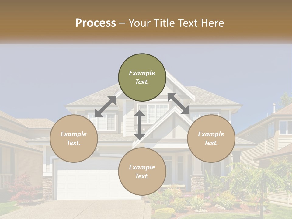 Two-Storey House PowerPoint Template