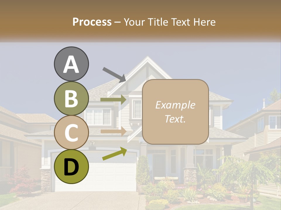 Two-Storey House PowerPoint Template