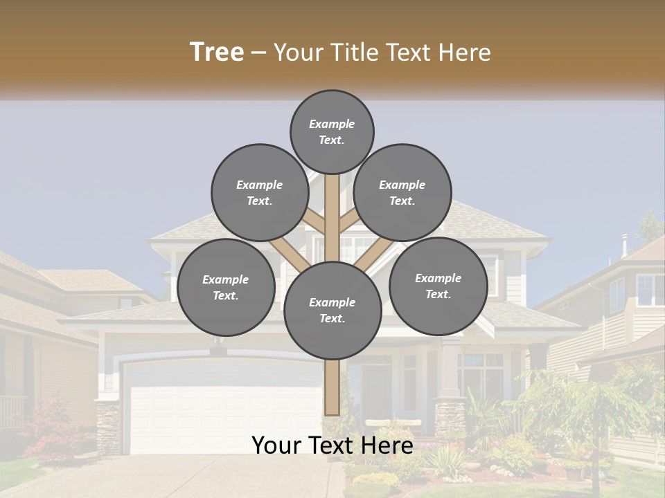 Two-Storey House PowerPoint Template