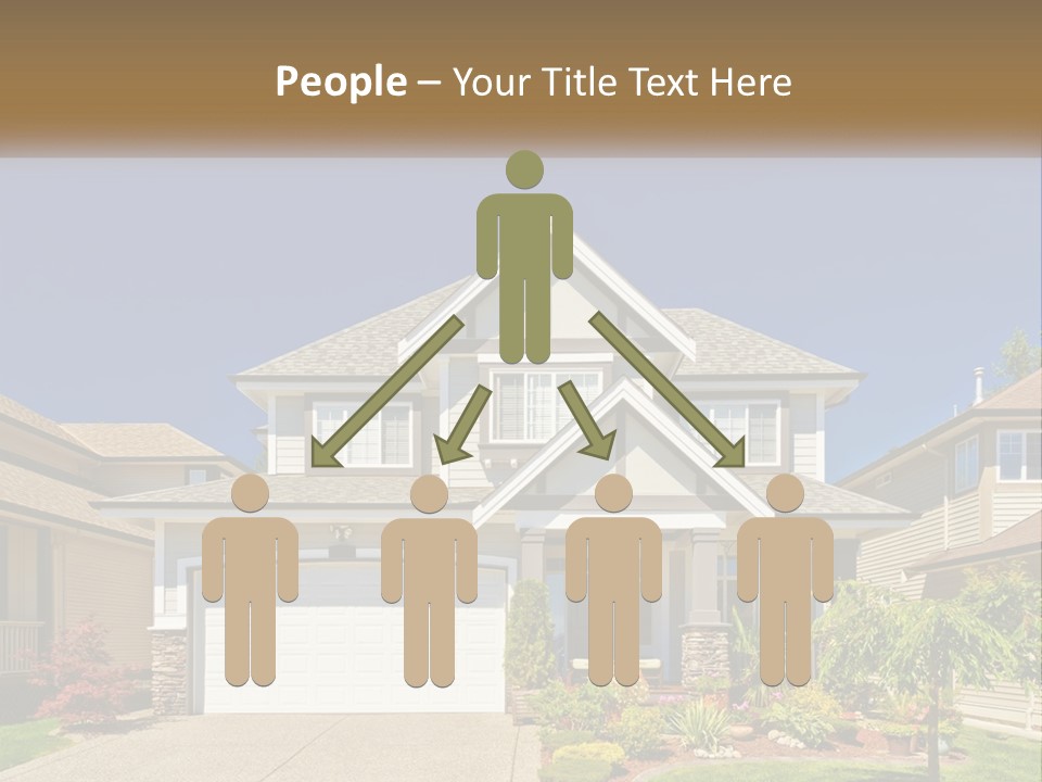 Two-Storey House PowerPoint Template