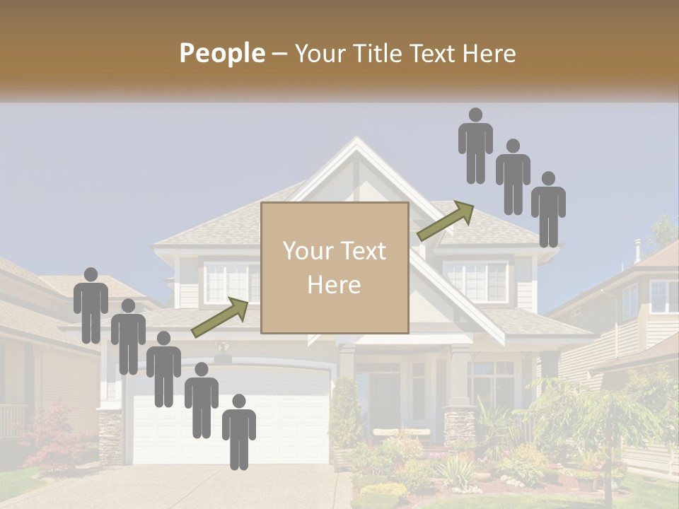 Two-Storey House PowerPoint Template