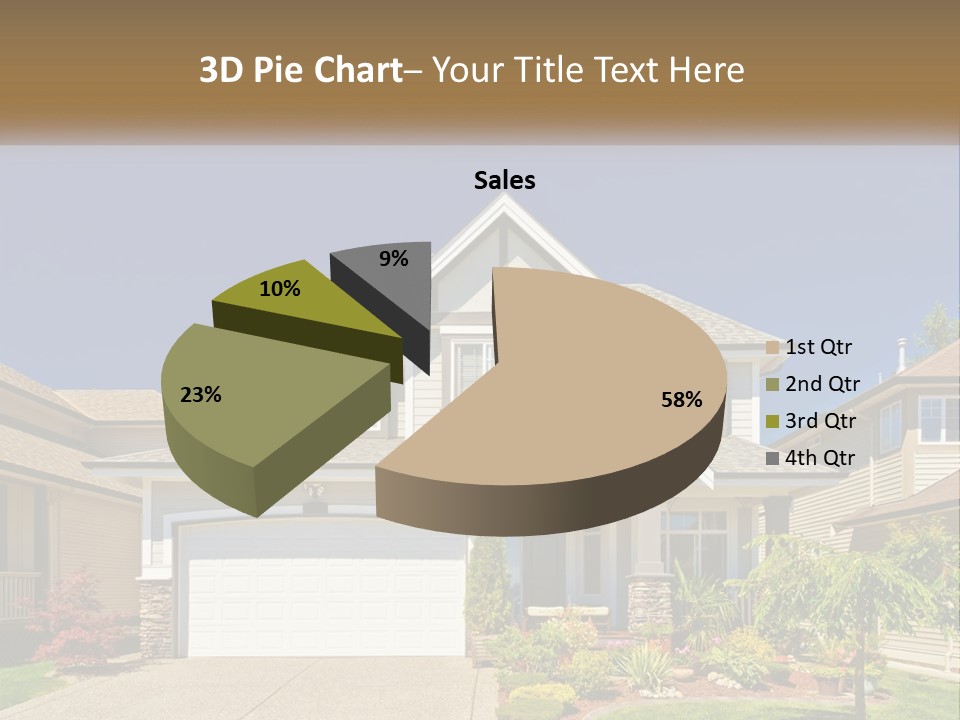 Two-Storey House PowerPoint Template