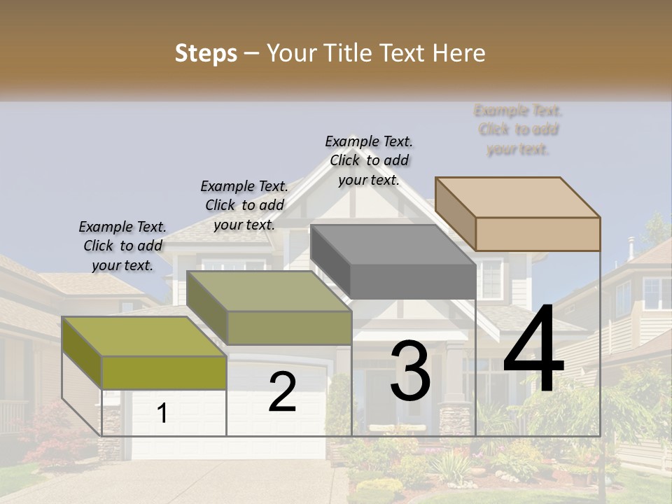 Two-Storey House PowerPoint Template