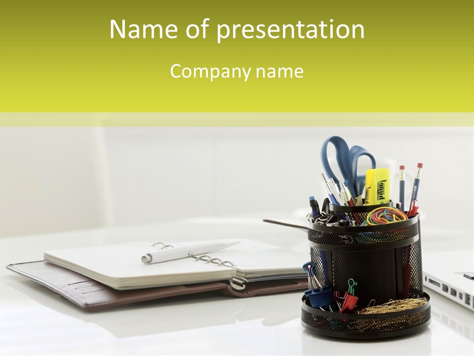 Elements Of The Office PowerPoint Template