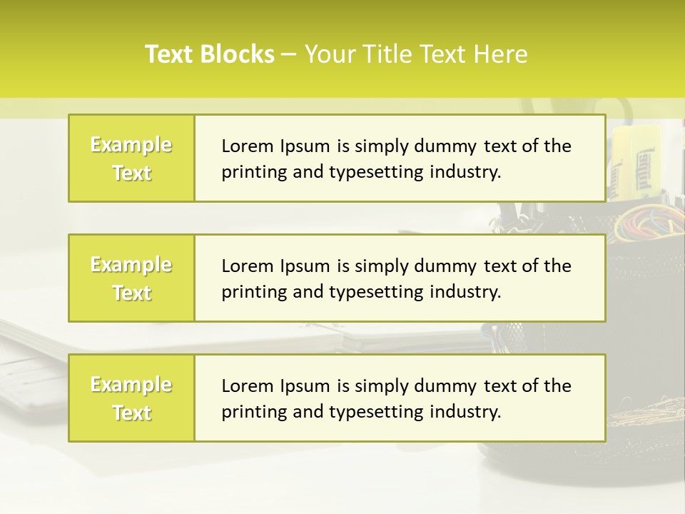 Elements Of The Office PowerPoint Template