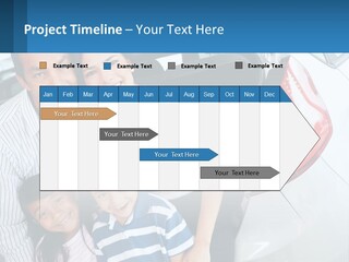 Big Family By The Car PowerPoint Template