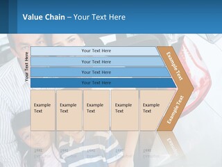 Big Family By The Car PowerPoint Template