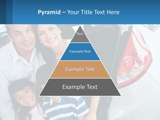 Big Family By The Car PowerPoint Template