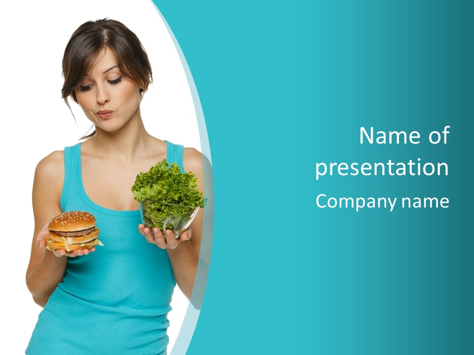 Sandwich Or Salad PowerPoint Template