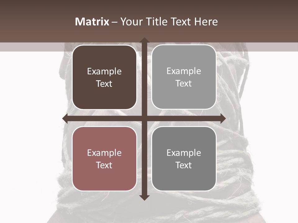 Tied Hands PowerPoint Template