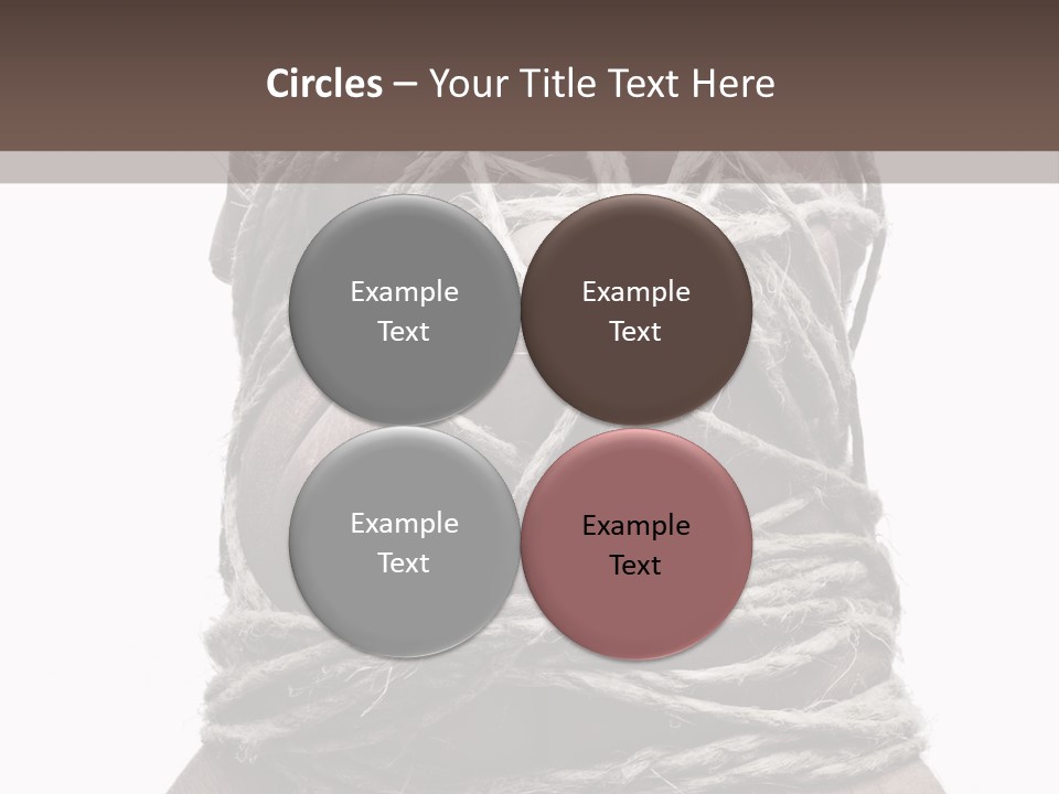 Tied Hands PowerPoint Template