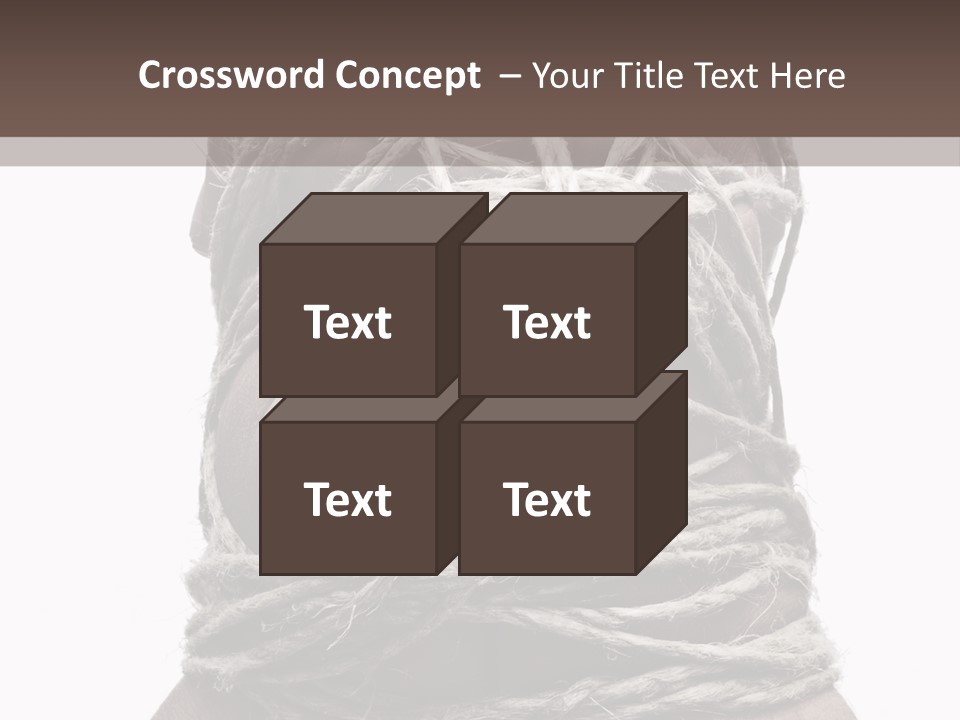 Tied Hands PowerPoint Template