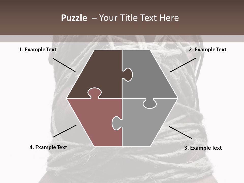 Tied Hands PowerPoint Template