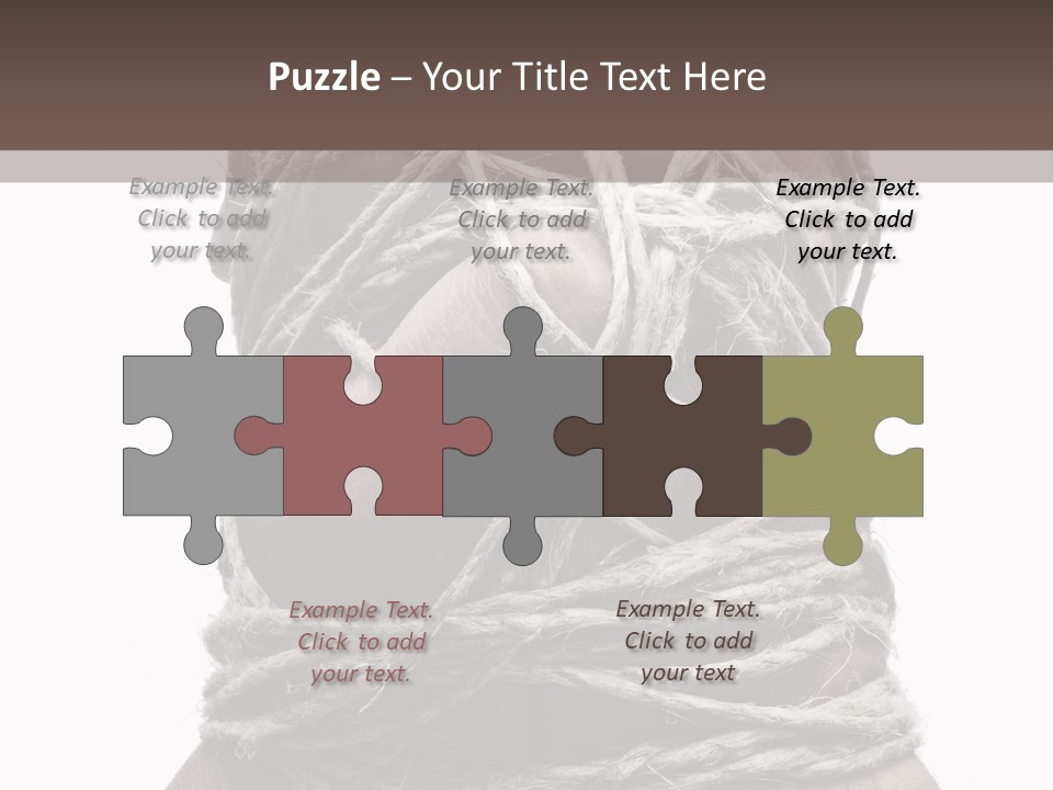 Tied Hands PowerPoint Template