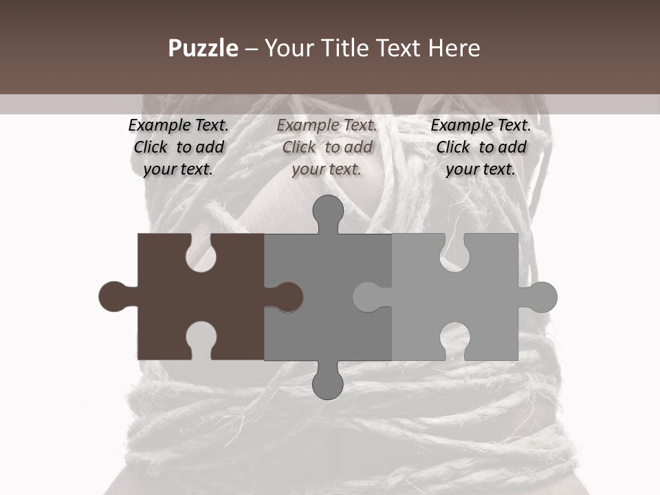 Tied Hands PowerPoint Template