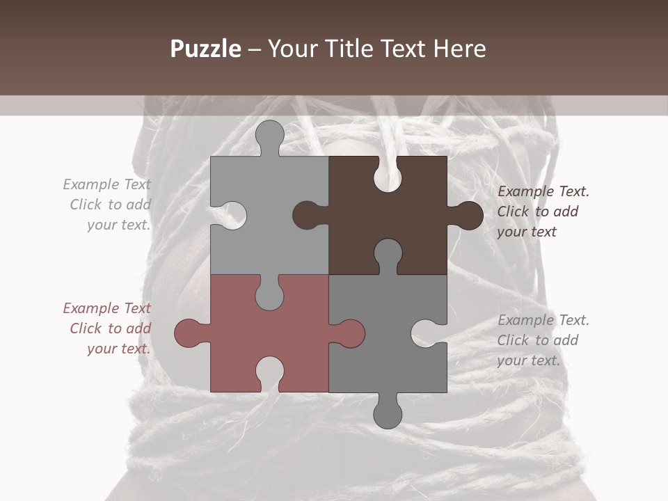 Tied Hands PowerPoint Template