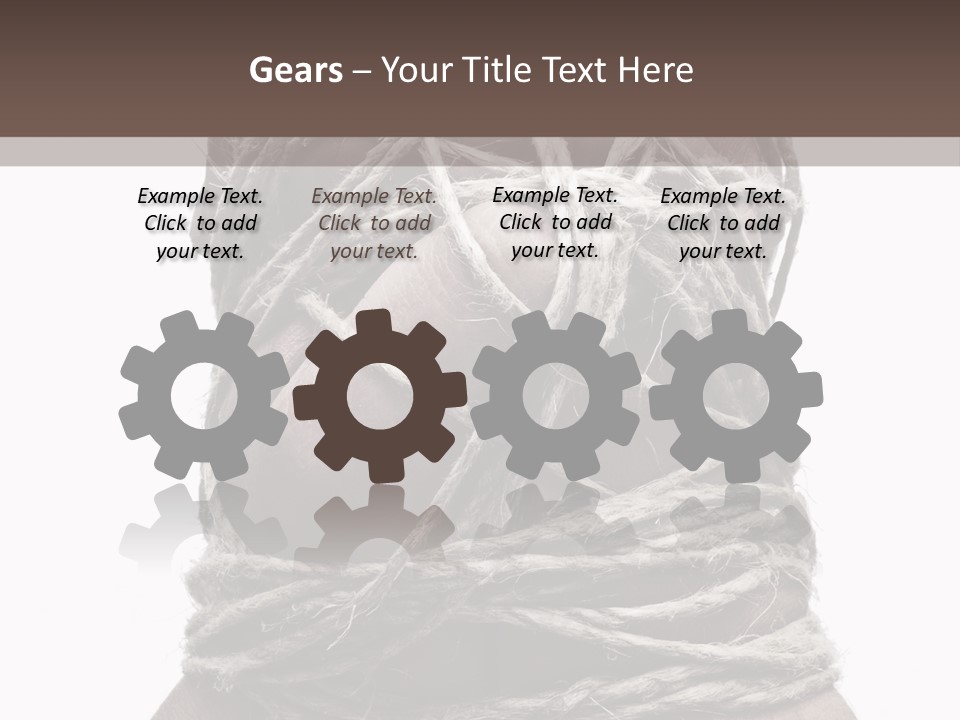 Tied Hands PowerPoint Template