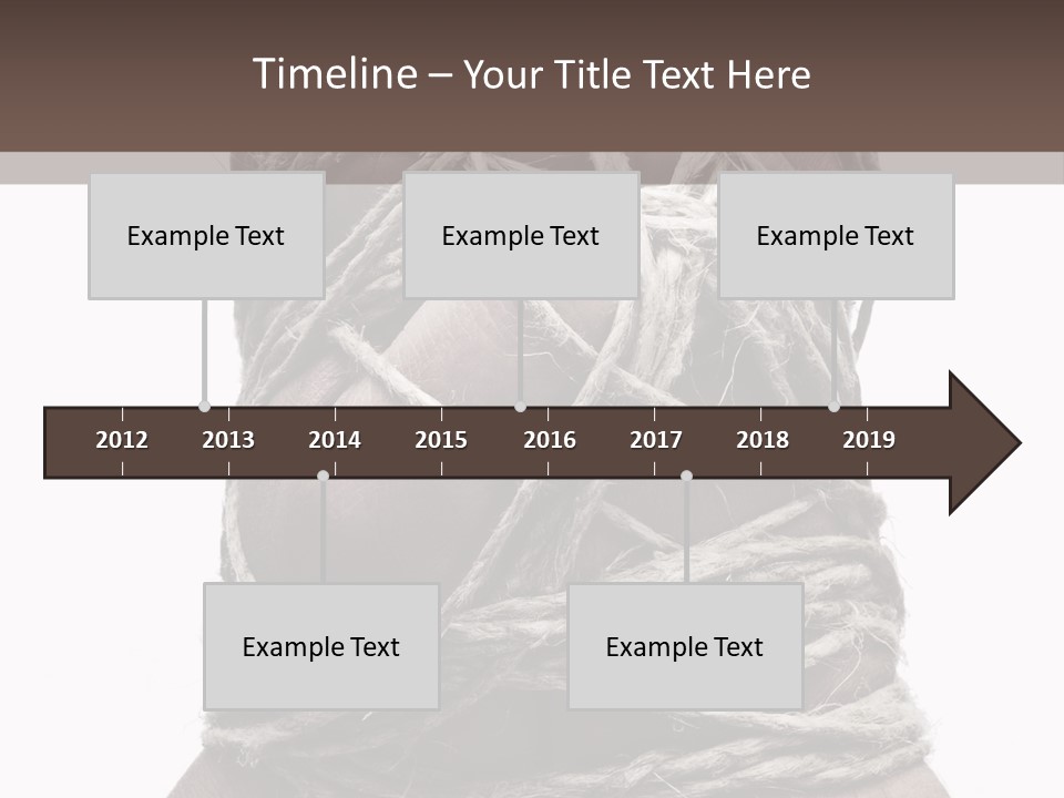 Tied Hands PowerPoint Template