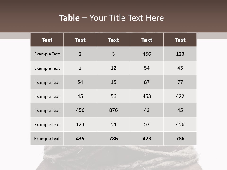Tied Hands PowerPoint Template