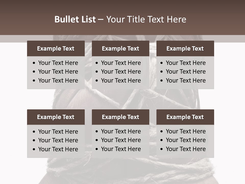 Tied Hands PowerPoint Template