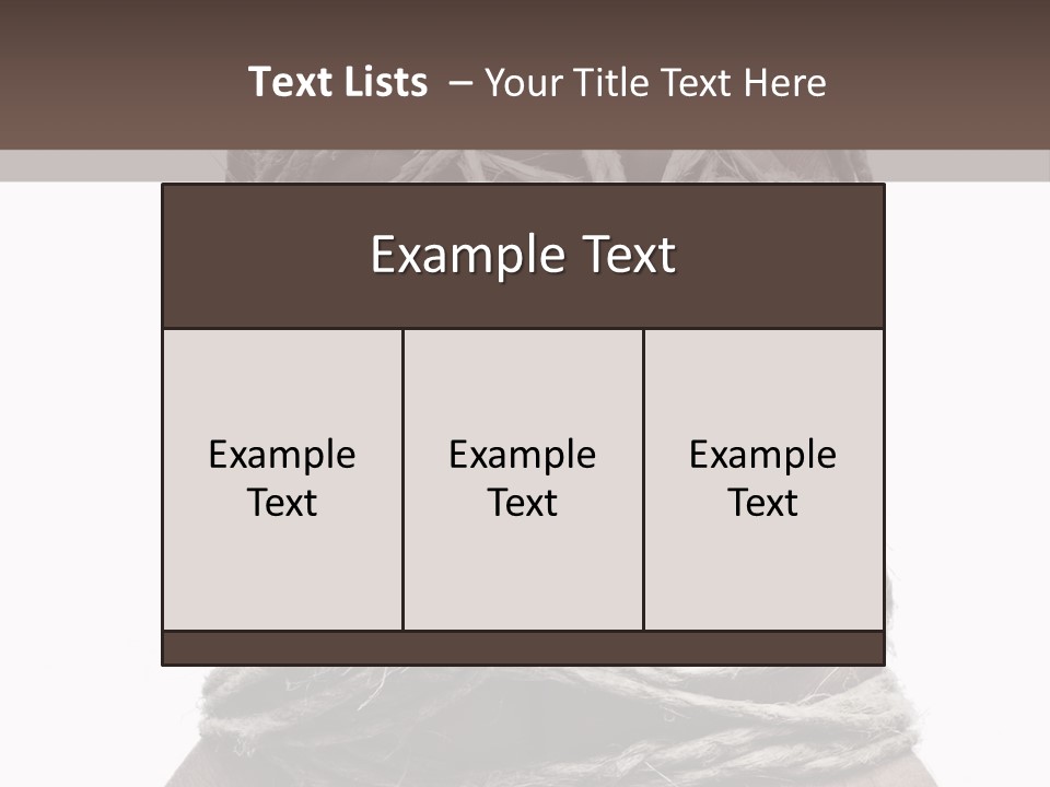 Tied Hands PowerPoint Template