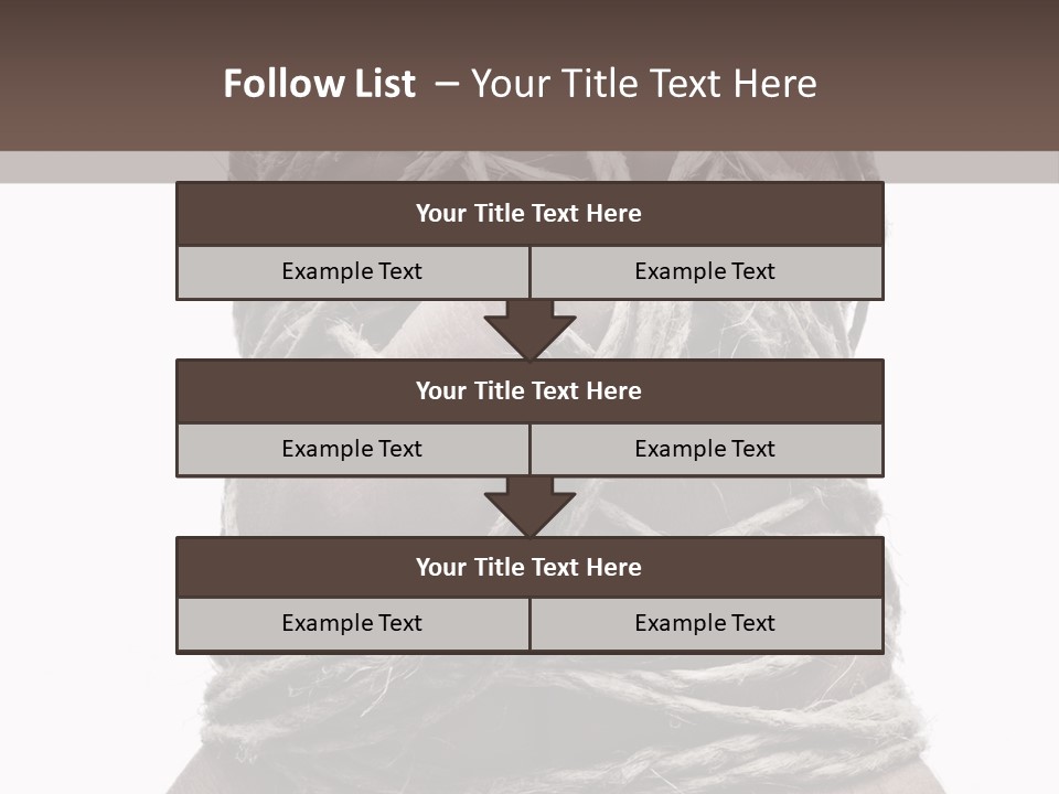 Tied Hands PowerPoint Template