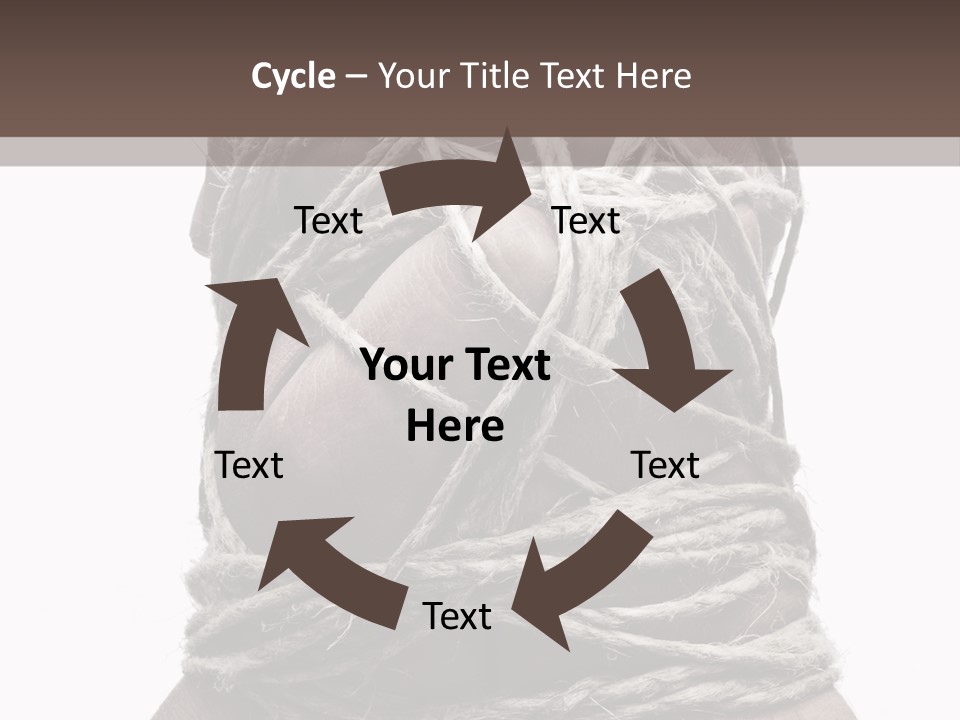 Tied Hands PowerPoint Template