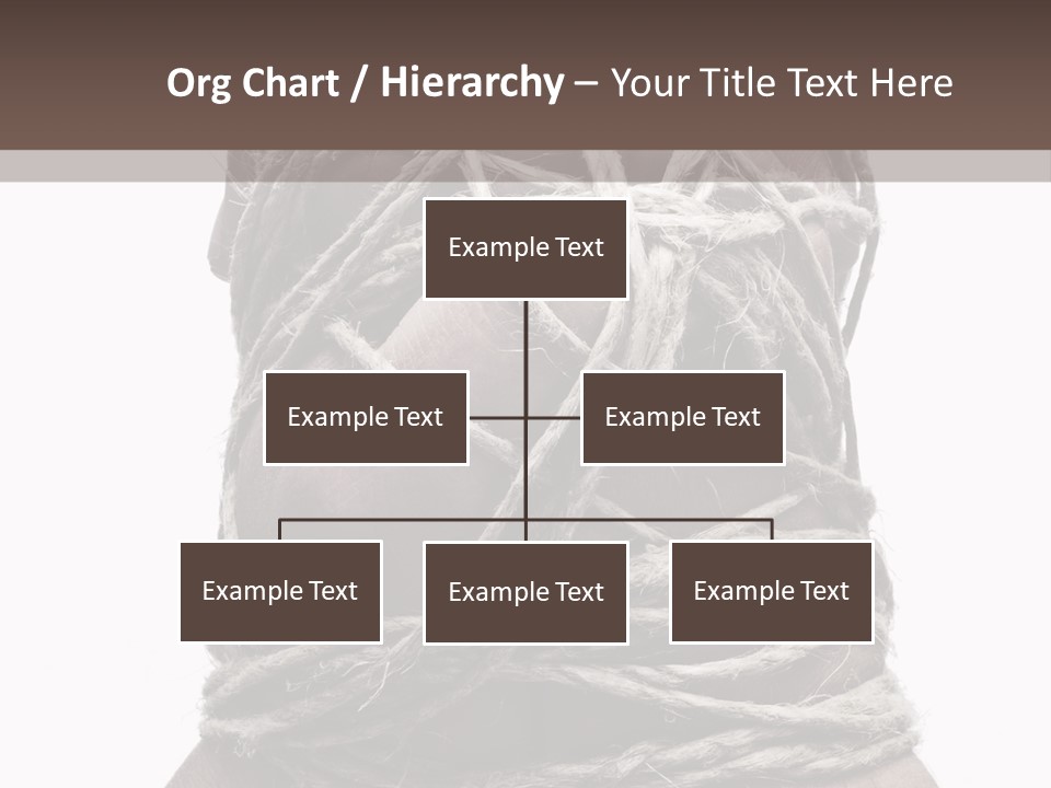 Tied Hands PowerPoint Template