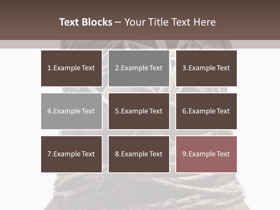 Tied Hands PowerPoint Template