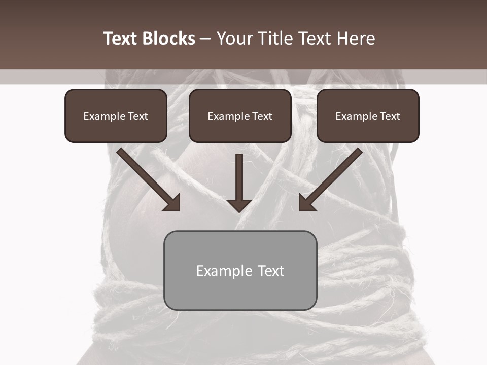 Tied Hands PowerPoint Template
