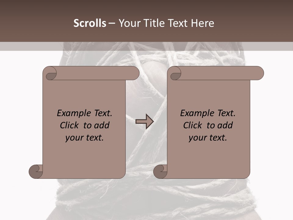 Tied Hands PowerPoint Template