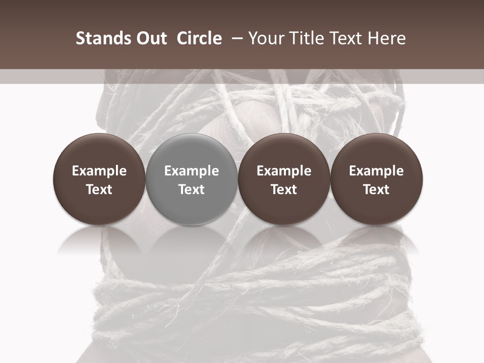 Tied Hands PowerPoint Template