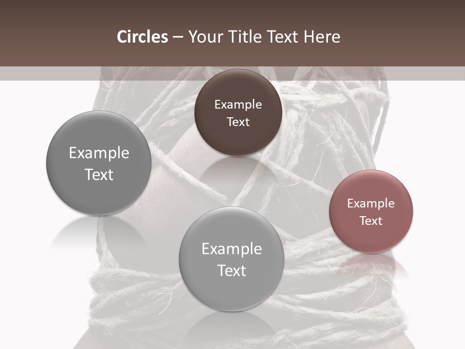 Tied Hands PowerPoint Template