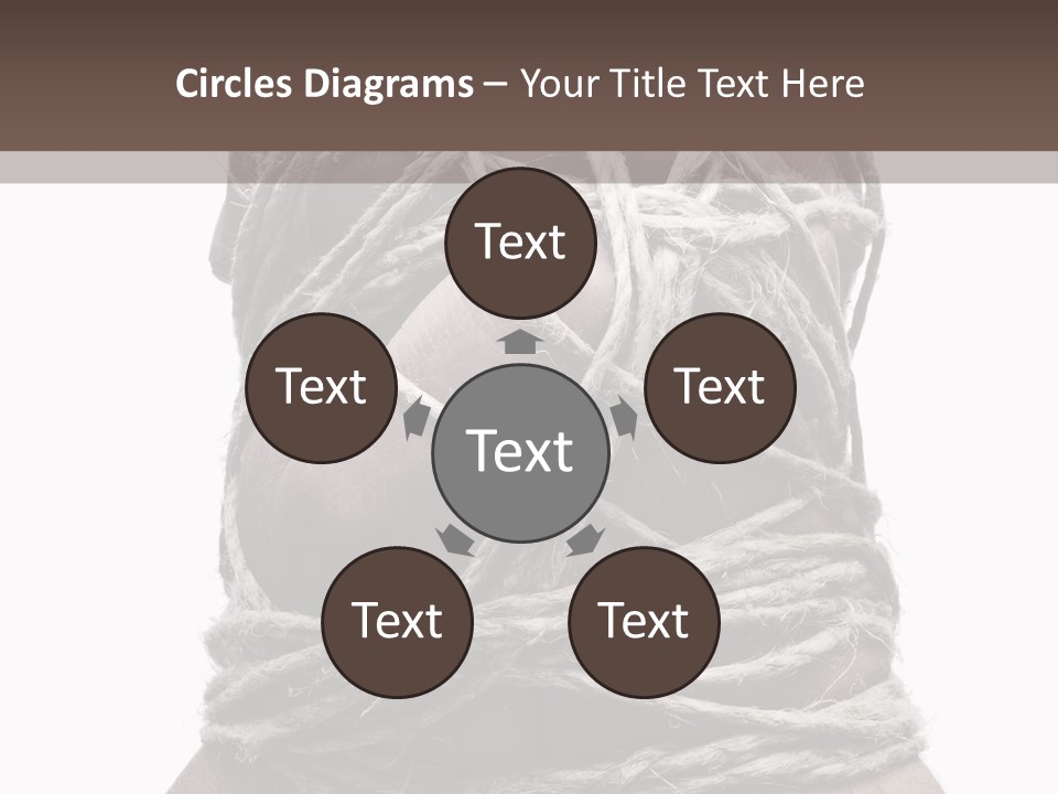 Tied Hands PowerPoint Template