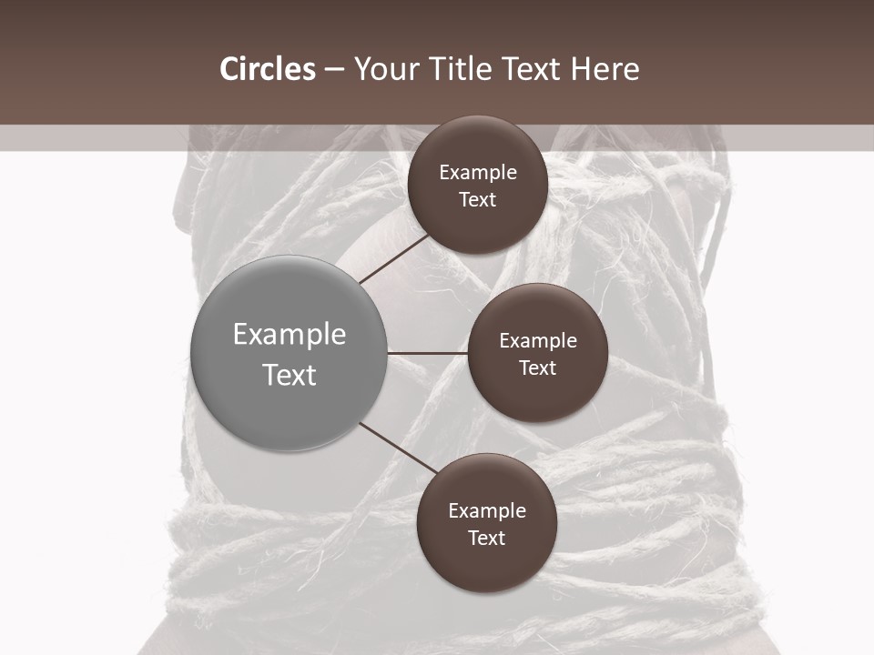 Tied Hands PowerPoint Template