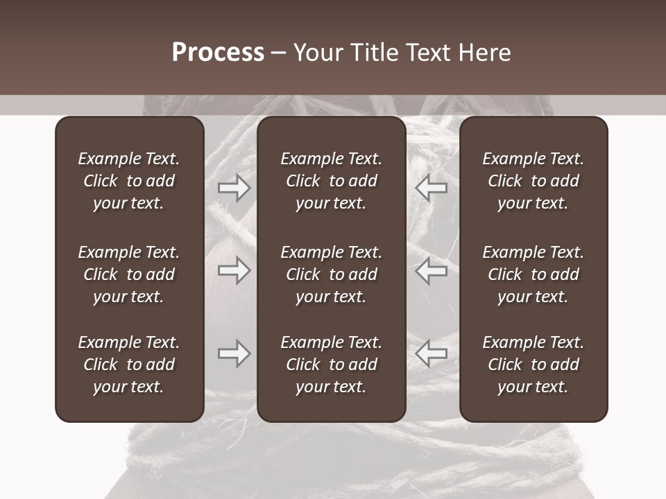 Tied Hands PowerPoint Template