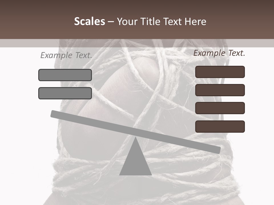 Tied Hands PowerPoint Template