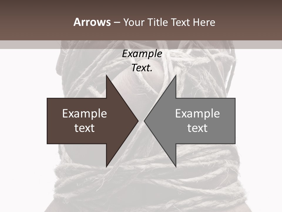 Tied Hands PowerPoint Template