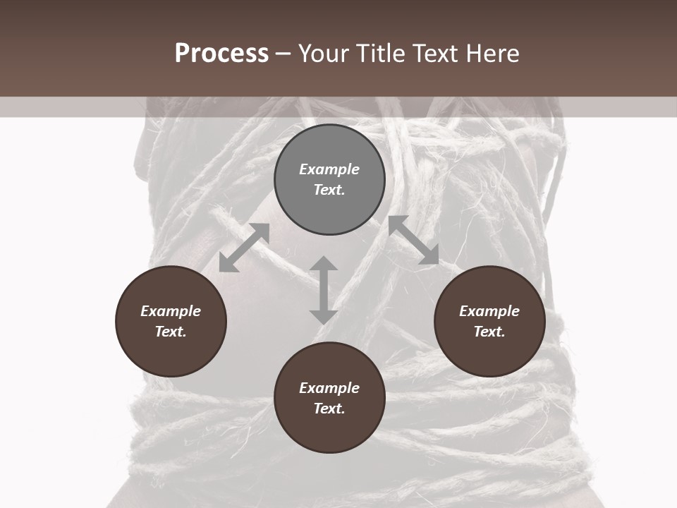 Tied Hands PowerPoint Template