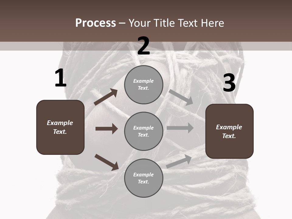Tied Hands PowerPoint Template