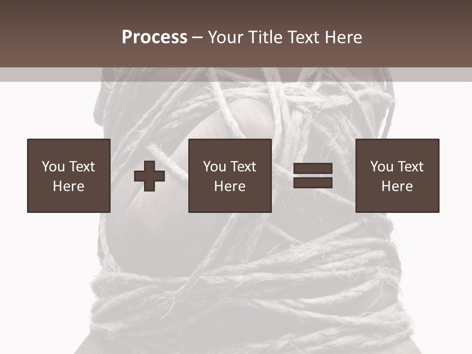 Tied Hands PowerPoint Template