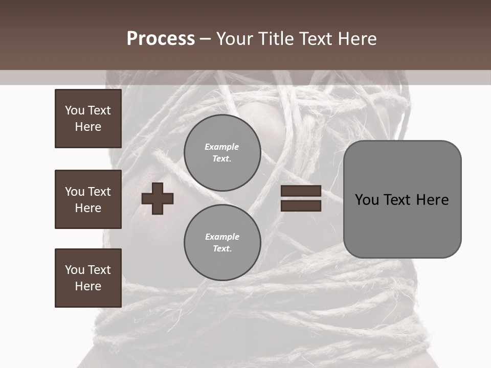 Tied Hands PowerPoint Template