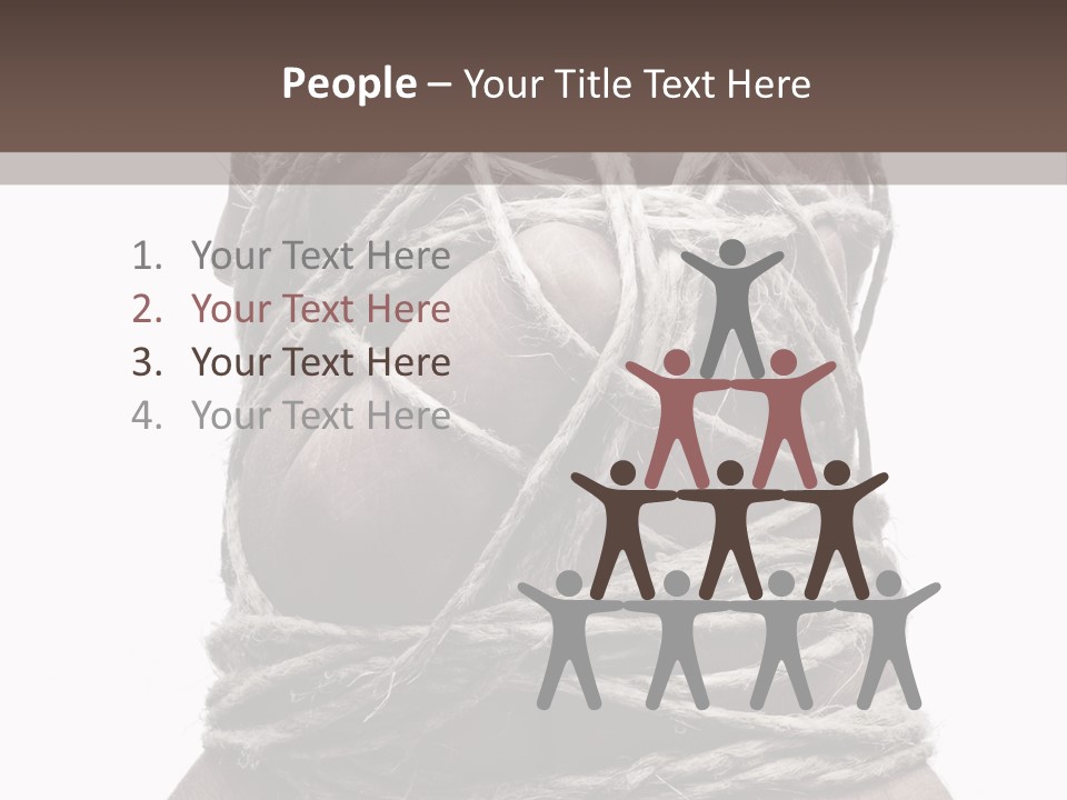 Tied Hands PowerPoint Template