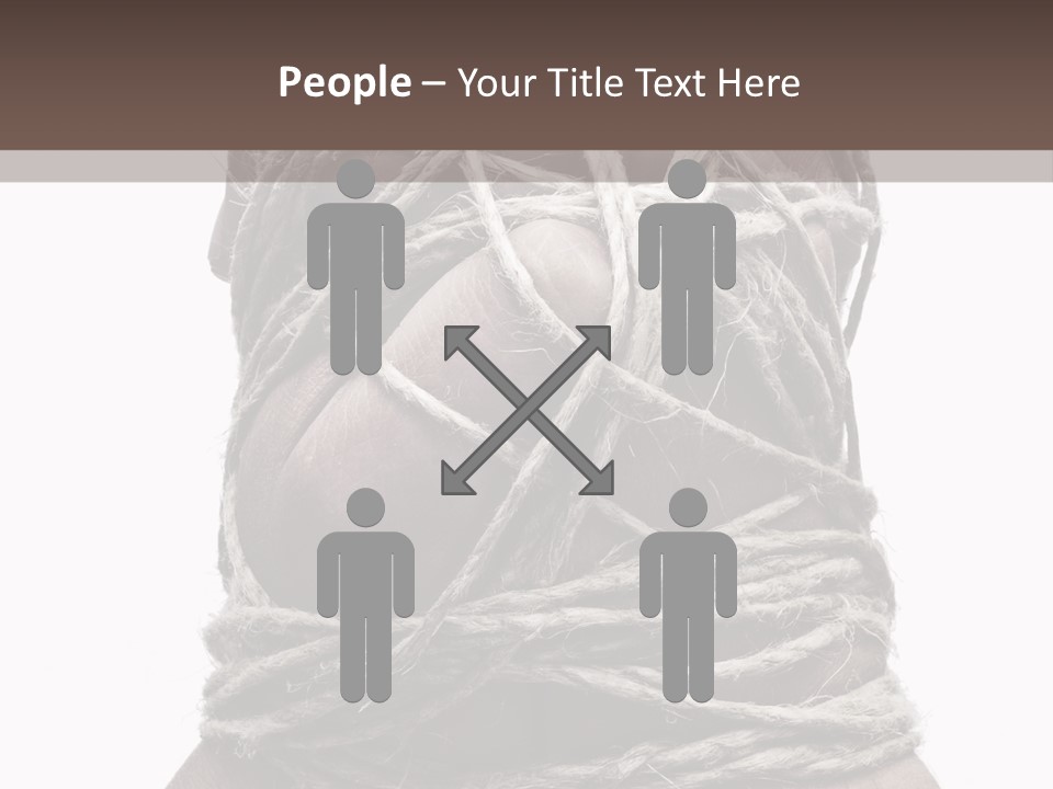 Tied Hands PowerPoint Template
