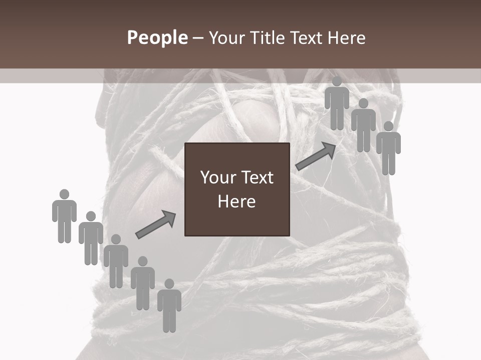 Tied Hands PowerPoint Template