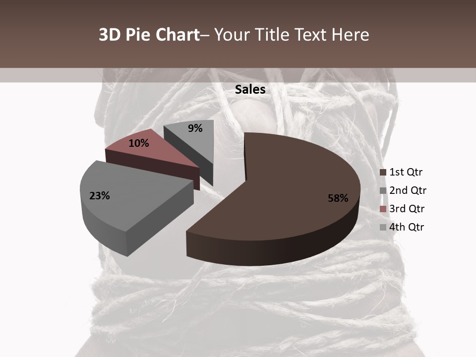 Tied Hands PowerPoint Template