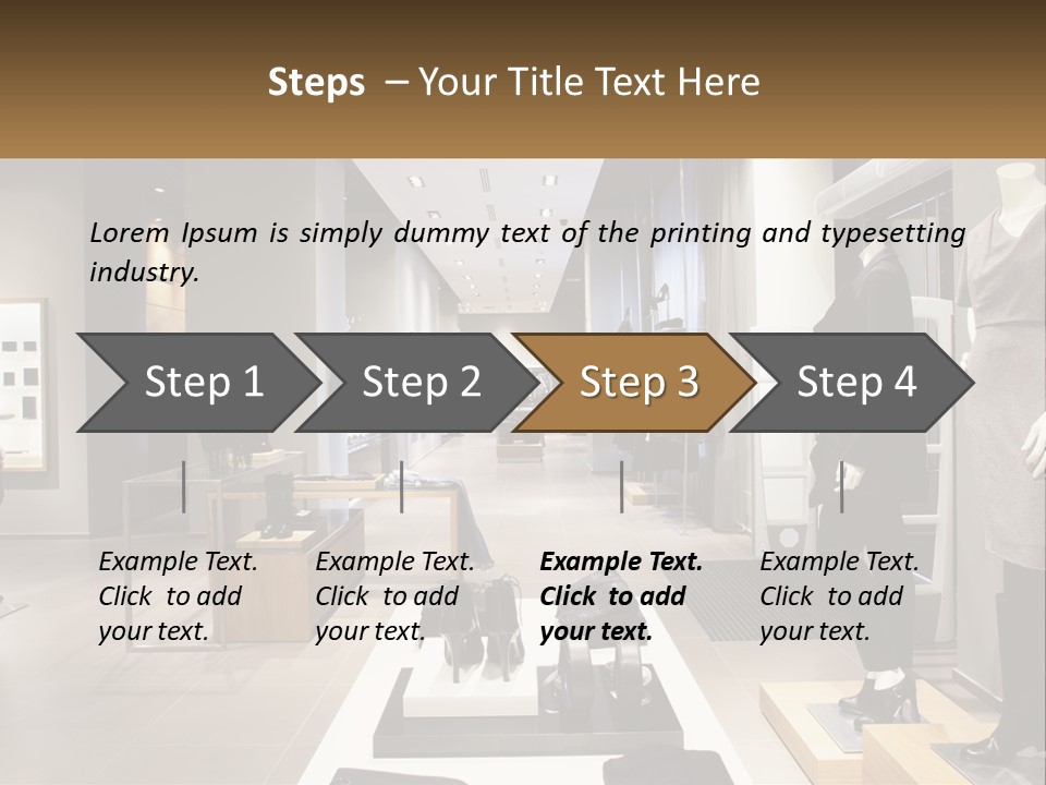 Clothing Boutique PowerPoint Template