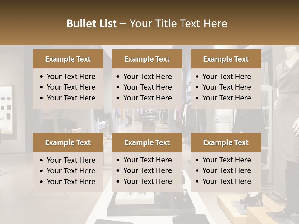 Clothing Boutique PowerPoint Template